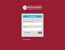 Tablet Screenshot of bosshardtrealtors.com